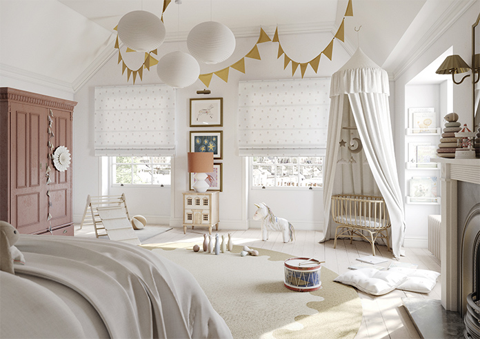 Merrily, Merry Small Fairground - Roman Blind - Image 6